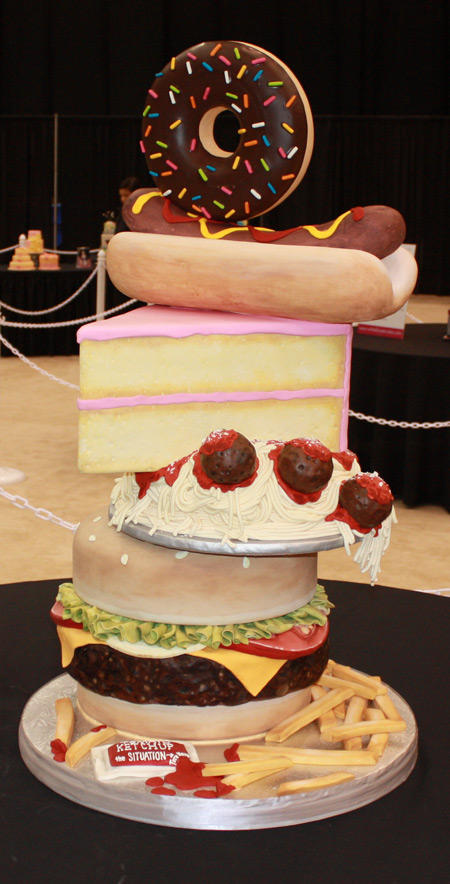 Special Cake at Cleveland Food Show