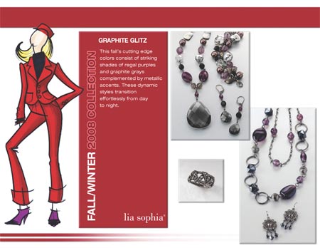 Graphite Glitz jewelry lia sophia