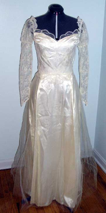 Claire's wedding dress