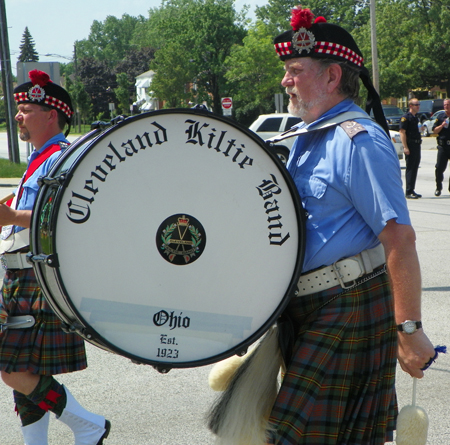 Cleveland Kiltie Band Drummer