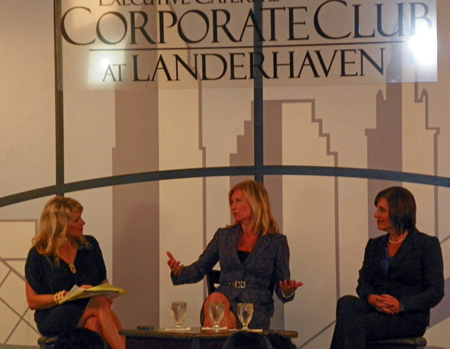 Stefani Schaefer, Tami Longanberger and Lieutenant Governor Mary Taylor