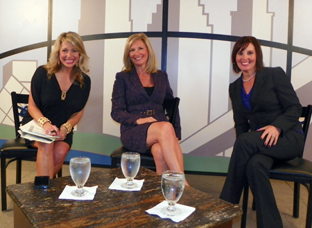 Stefani Schaefer, Tami Longanberger and Lieutenant Governor Mary Taylor