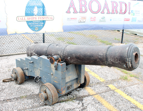 Cannon at Tall Ships Festival in Cleveland