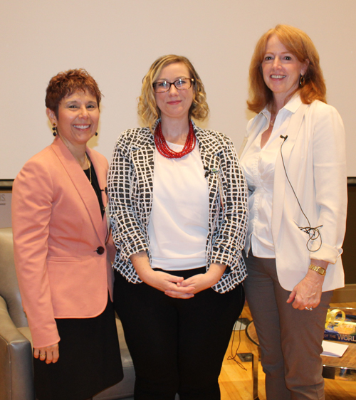 Dr. Marla Perez-Davis, Feowyn MacKinnon and Dr. Evalyn Gates