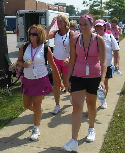 Cleveland Women walking 3 days for the Cure to Breast Cancer