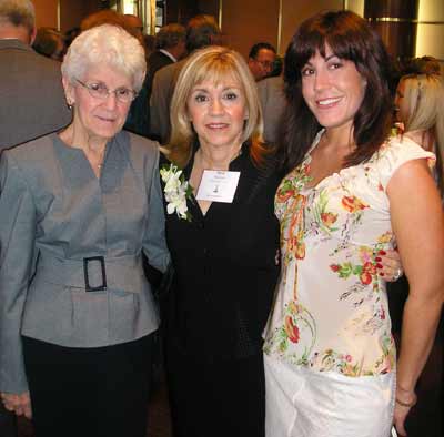 Athena Award Finalist Maria Quinn with Mother and Daughter