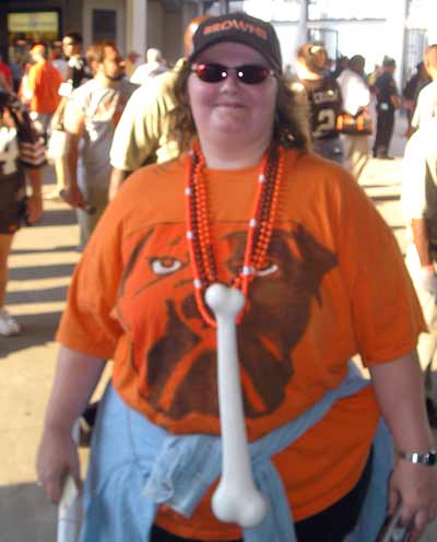 Cleveland Women at Cleveland Browns game