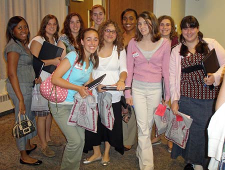 Regina  High School girls of the ClevelandWomen.com Future Leaders 2007 Class