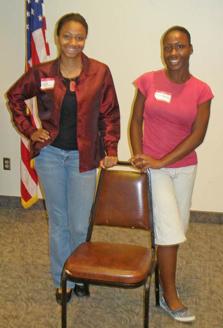 Shaker Heights  High School girls of the ClevelandWomen.com Future Leaders 2007 Class