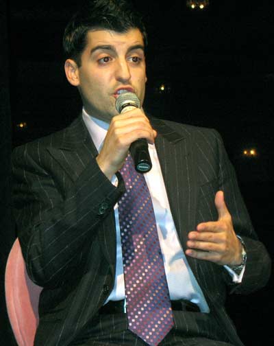 John Michael Dias as Frankie Valli in Jersey Boys