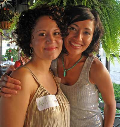 Alicia Bauer (nurse, Fairview Hospital) and Erica Torres-Dudziak (Positive Perceptions, LLC)