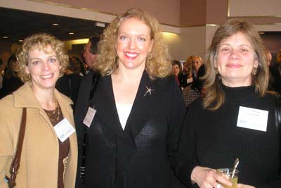 Suzanne Ferrrara of National City, Anne Marie Griffith of SS&G and Marie Kittredge of Slavic Village Development