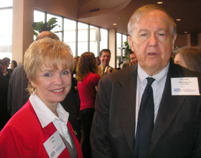 Tish Biggs of Time Warner Cable and Mike Rogers of Mike Rogers and Associates