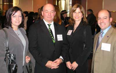 City of Mayfield's Anne Weiland, Tom Jamieson, Renee Augustine and Mayor Greg Costabile