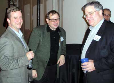 Brad Nellis of Neosa, Len Steinbach of the Cleveland Museum of Art and Bill Bradfield of PerceptIS 