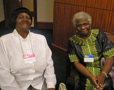 Mary Hopper and Dorothy Oluonye