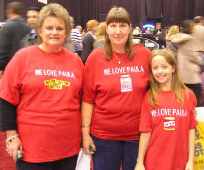 Paula Deen Fans - Brenda Fox, Mary Baumgardner and Taylor Breitmeier