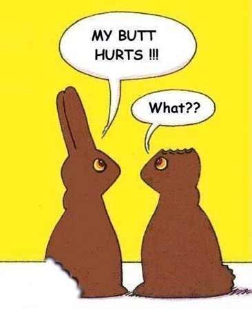 chocolate easter bunnies cartoon. Chocolate Easter Rabbits