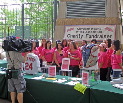 Cleveland Indians wives film a PSA