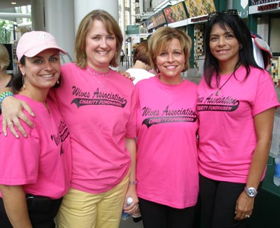 Cleveland Indians Wives Christine Williams, Jennifer Skinner, Rachel Willis and Carmen Rivera