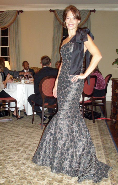 Virginia Marti Fashion Show - model in dress