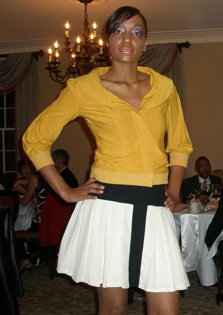 Virginia Marti Fashion Show - model in dress