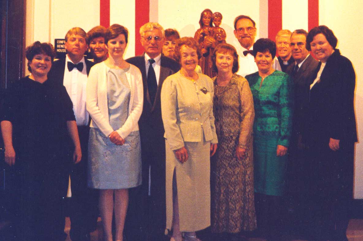 Maureen Burke and family and friends