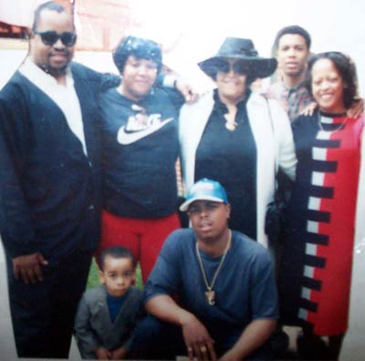 Juanita Carrothers with family