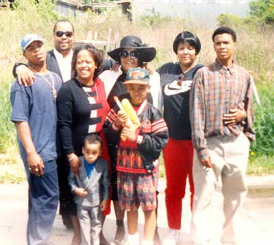 Juanita Carrothers and family
