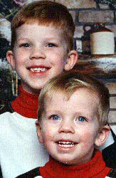 Chris King's grandsons - Tyler and Corey