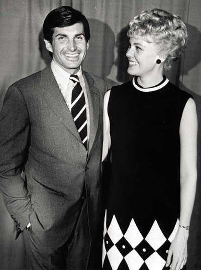 Jenny Crimm with George Hamilton