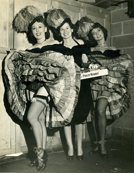 Doris O'Donnell as a cigarette girl at Alpine Village in 1951