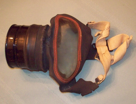 Gas mask from World War II