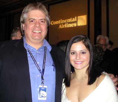 Dan Hanson with Olympic star Dominique Moceanu