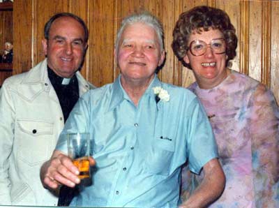 Helen and Bud Bacon at anniversary party in 1979