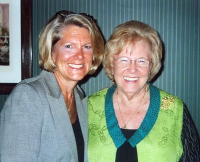 Jane Campbell and her mother Joan Brown Campbell