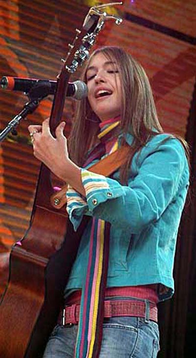 Kate Voegele at Farm Aid concert