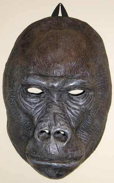 Gorilla mask from Kristen Lukas' wall