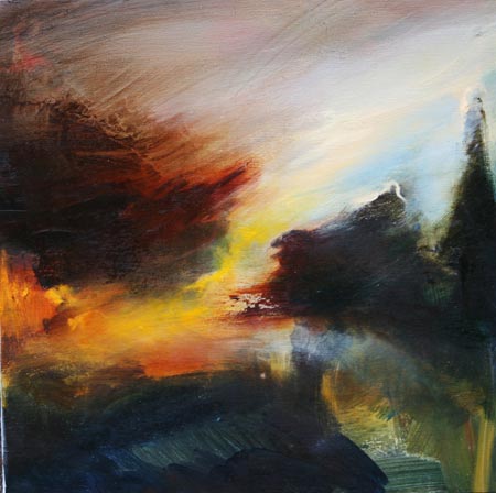 Lissa Bockrath Shapiro painting - Refraction