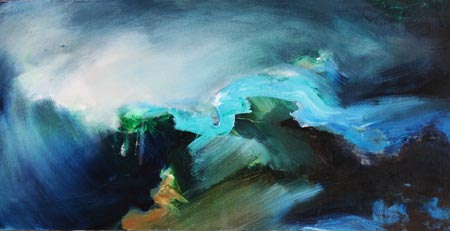 Lissa Bockrath Shapiro painting - Stream of Consciousness