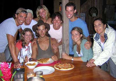 Party after getting voted off of Survivor