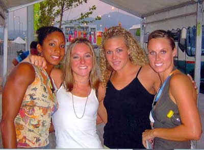 Sydney Olympic Swimmers - Diana Munz, Kaitlin Sandeno, Amanda Beard