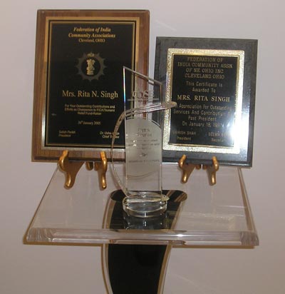 Some of Rita Singh's awards