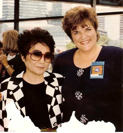 Yoko Ono and Sandy Lesko