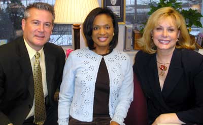 Bill Martin, Stacey Bell and Wilma Smith