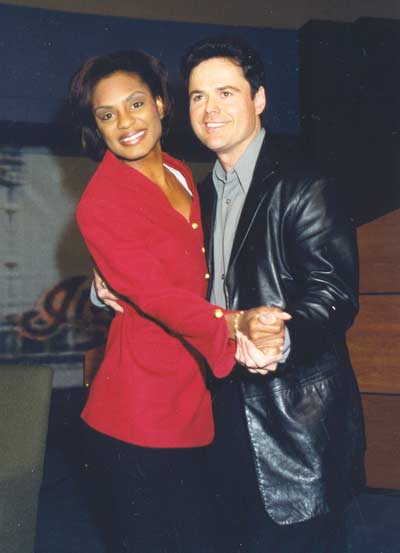 Stacey Bell and Donny Osmond