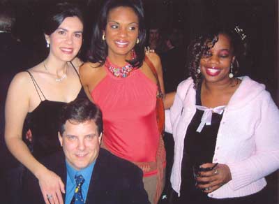 Stacey Bell with friends