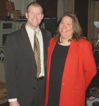WKYC Meteorologist Mark Nolan and Sue Lanphear