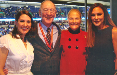 Tonia Kwiatkowski, Hayes Jenkins, Carol Heiss Jenkins and Peggy Fleming in 2010