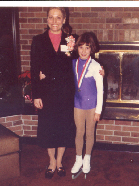 Carol Heiss Jenkins and Tonia Kwiatkowski in 1980